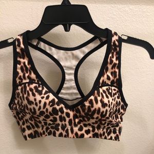 Victoria Secret Pink Sports Bra- Animal Print
